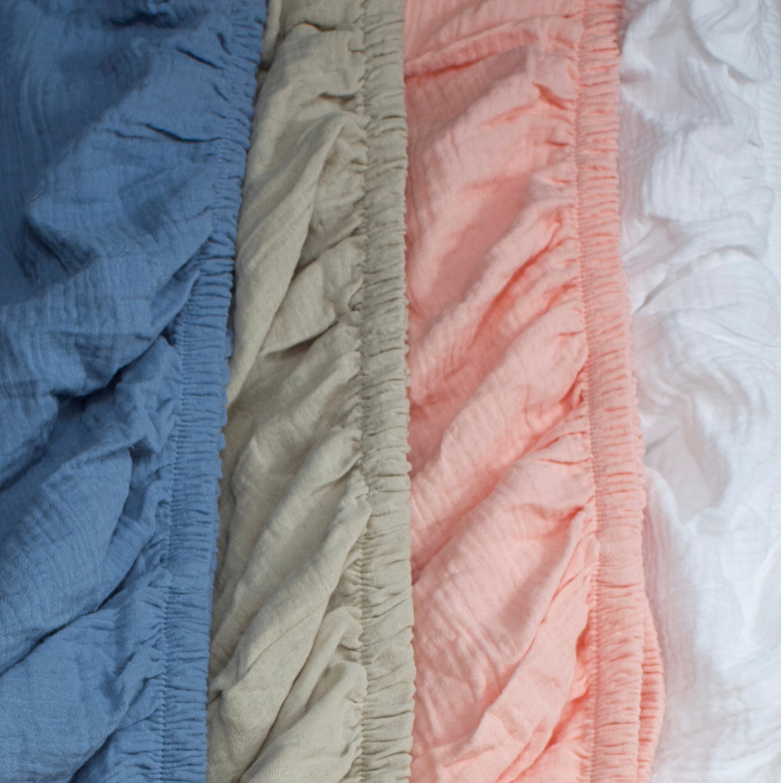 Cloud Organic Muslin Crib Sheet - For the Cubs