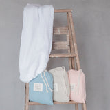 Cloud Organic Muslin Crib Sheet