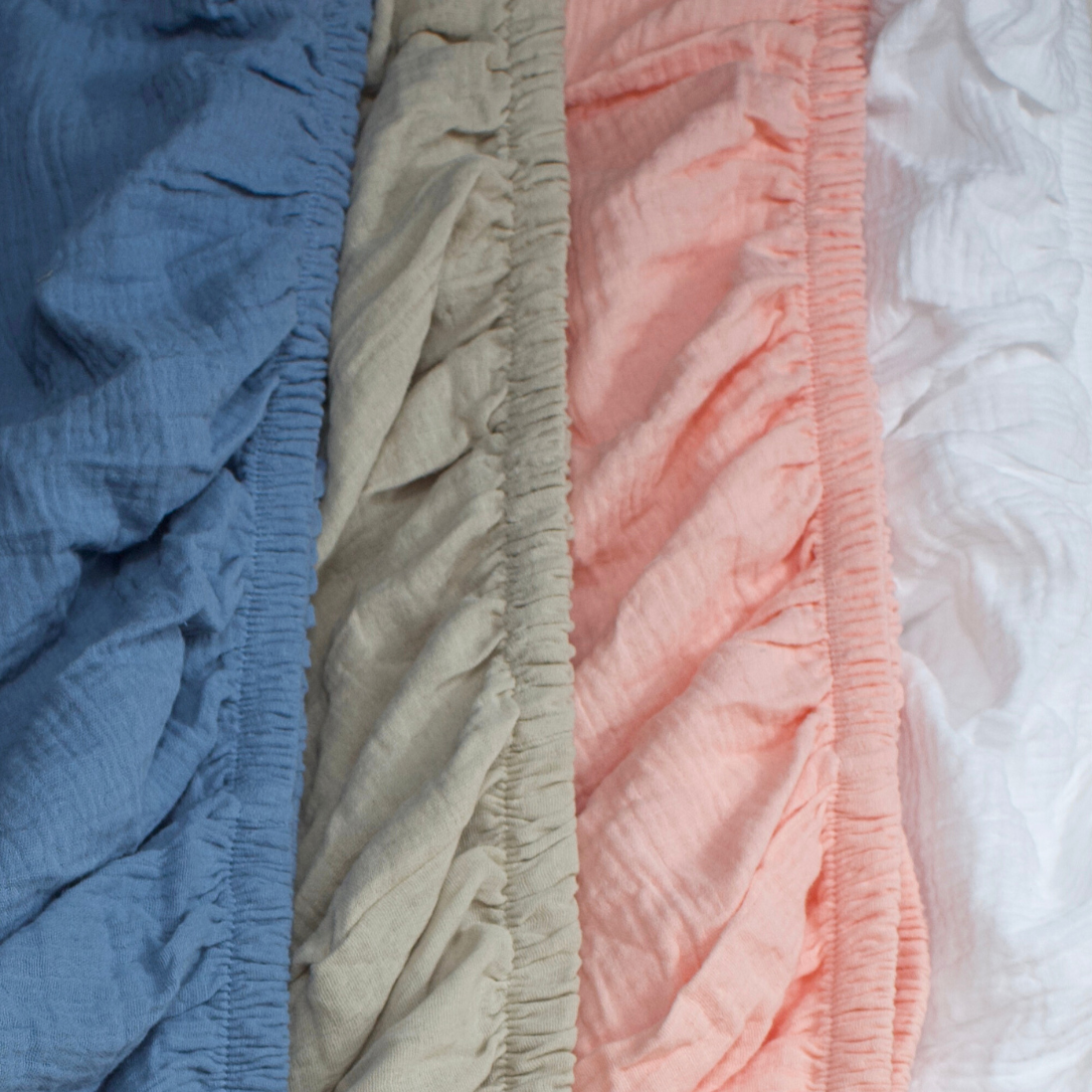 Cloud Organic Muslin Crib Sheet - For the Cubs