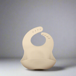 Silicone bib in oat
