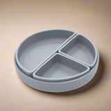 Stay-Put Plate with Removable Dividers