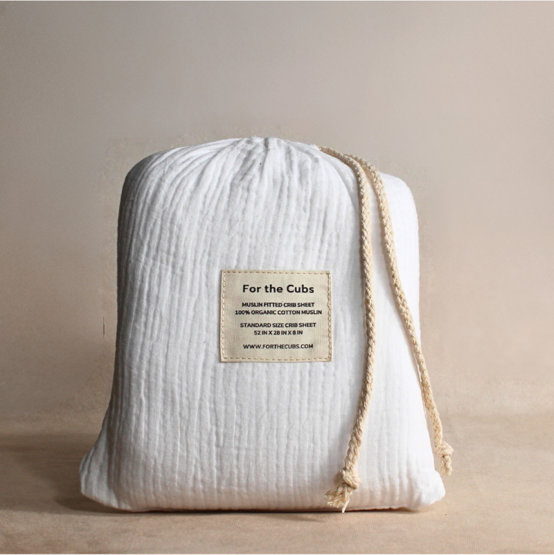 Organic cotton muslin crib sheet hotsell