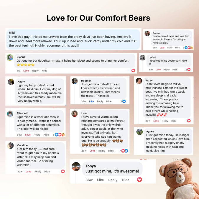 Penny, Weighted Comfort Bear™