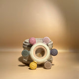 Teeth Relief Wooden Teether in Blush