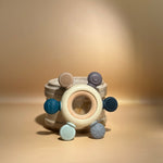 Teeth Relief Wooden Teether in Slate
