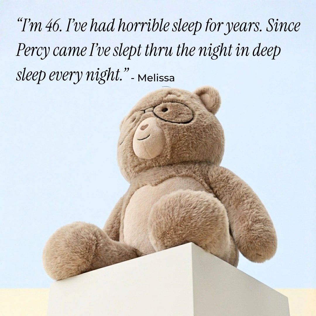 Percy, 5 lb. Comfort Bear™. Weighted relief for restless nights