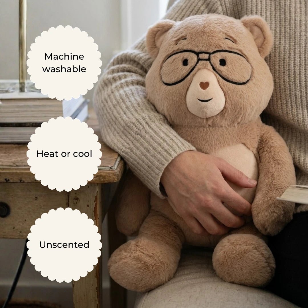 weighted stuffed animal, Percy, 5 lb. Comfort Bear™ - For the Cubs