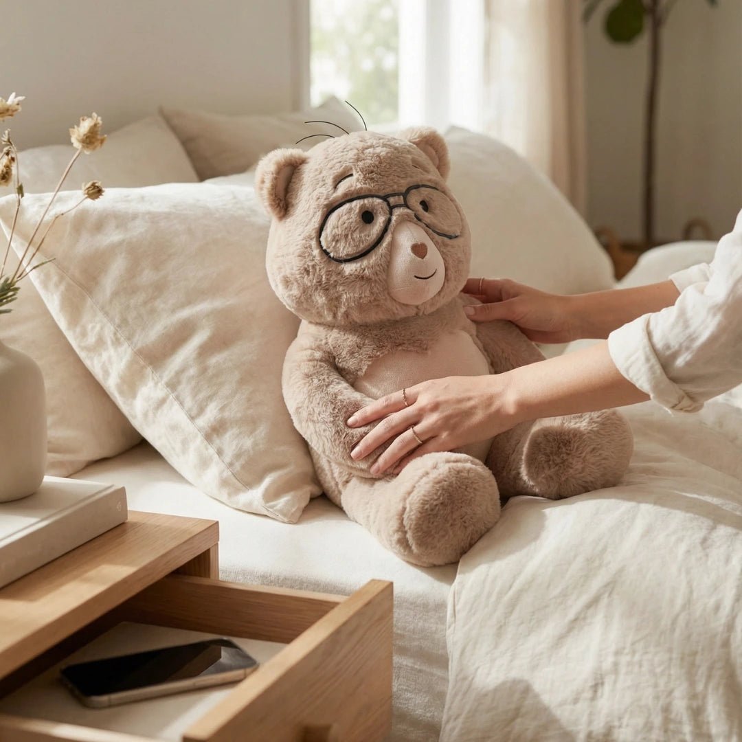 Percy, 5 lb. Comfort Bear™. Weighted relief for restless nights